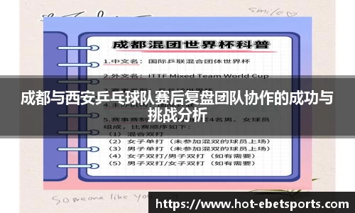 成都与西安乒乓球队赛后复盘团队协作的成功与挑战分析
